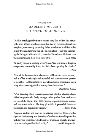 The Song Of Achilles