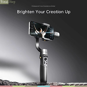 Gimbal chống rung 3 trục nhỏ, nhẹ Hohem iSteady Mobile plus, hàng chính hãng