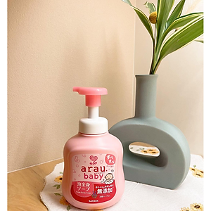 Bọt tắm gội thảo mộc cho bé Arau Baby - Bình 450ml