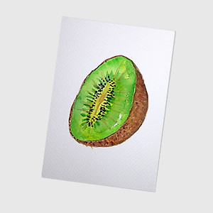 Giấy vẽ màu nước A5 giấy cao cấp có vân đẹp màu trắng sang, dòng giấy chuyên dụng chất giấy dày định lượng 260gsm nhập từ Ý 15 tờ TI599 Green Art- Hàng chính hãng