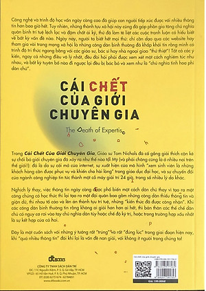Cái chết của giới chuyên gia (Tom Nichols)