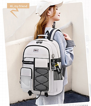 Balo thời trang phong cách Hàn Quốc dày dặn chống thấm nước dùng cho đi học, đi chơi - BEE GEE – BLTT9151