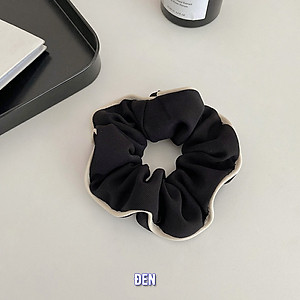 Dây buộc tóc scrunchies NASI gấp sọc loại cao cấp chất liệu vải bền đẹp phong cách hàn quốc thun cột tóc nữ co giãn tốt phụ kiện tóc