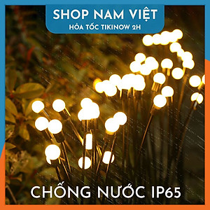 Đèn Bóng Tròn Cắm Sân Vườn, Bãi Cỏ Dùng Năng Lượng Mặt Trời