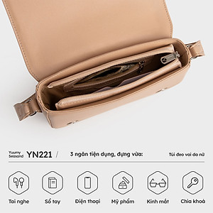 Túi Yuumy ( Thời trang nữ thiết kế tối giản hiện đại size 22 - Túi đeo chéo da Seasand YN221 )