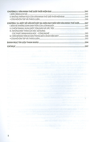 Sách - Giáo trình Lịch sử văn minh thế giới
