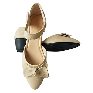 Giày búp bê nữ đế xuồng da bò BIGGBEN BB95