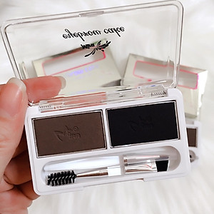 Bột kẻ mày 2 ngăn Mira No.1 tặng kèm móc khoá 