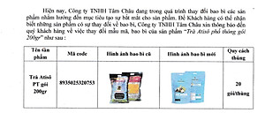Combo 2 gói trà Atiso Tâm Châu túi lọc 200g