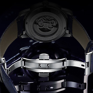 Đồng hồ cơ nam tự động DIZIZID Automatic chính hãng - Dây da cao cấp - Chống nước tốt - Thiết kế dải ngân hà dạ quang chuyển động độc đáo DZCTD99