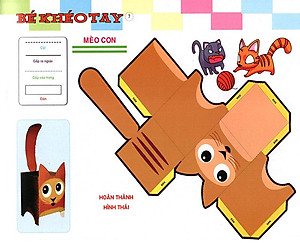 Sách Cắt Và Dán Hình 3D - Bé Khéo Tay