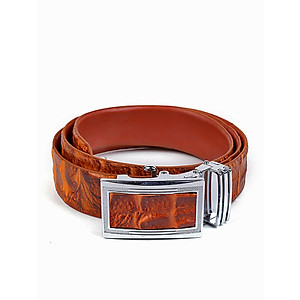 Bộ Ví & Thắt Lưng Nam Vân Cá Sấu Huy Hoàng HT2116-HT4116 (23 x 11,5 cm) - Vàng