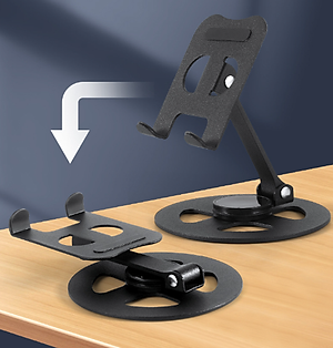 Giá đỡ điện thoại hợp kim để bàn xoay 360 độ cho điện thoại và máy tính bảng C08 TiMa.lala - Hàng chính hãng