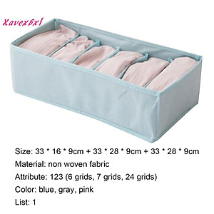 Set 3 Hộp Đựng Đồ Lót Túi Đựng Đồ Lót, Tất Vớ, Đựng Đồ Đa năng Gấp Gọn Đa Năng - Hàng Loại 1 - Chính Hãng MINIIN