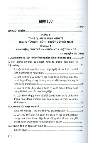 Luật Kinh Tế (Tái bản lần thứ nhất, có sửa đổi, bổ sung) - Sách chuyên khảo