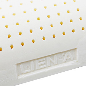 Gối Nằm Cao Su Thiên Nhiên Liên Á Contour- Chống đau mỏi vai gáy, hỗ trợ giấc ngủ, chống ngáy-100% cao su thiên nhiên