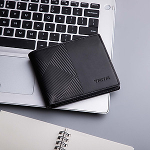 Ví nam da bò Trita ( Thời trang nam dáng ngang - Ví da RVN05 )