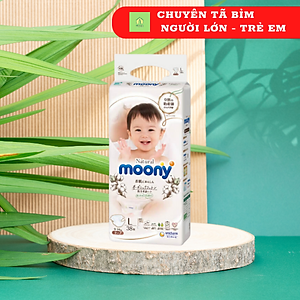 Tã Dán Moony Natural Bông Organic L38 (38 Miếng)