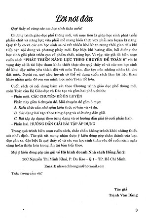 Phát Triển Năng Lực Theo Chuyên Đề Toán 8 (Dùng Chung Cho Các Bộ SGK Hiện Hành)_HA