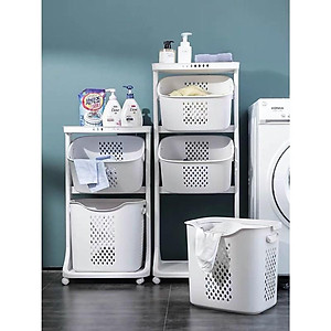 Kệ Nhựa Để Đồ Đa Năng 3 Tầng Có Bánh Xe Việt Nhật