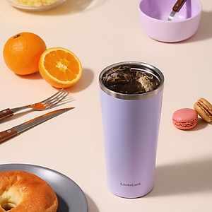 Bình giữ nhiệt LocknLock Daily Handle Tumbler LHC4330 - Có quai cầm - Nắp trượt