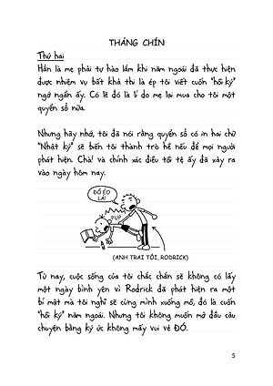 Nhật Ký Chú Bé Nhút Nhát - Tập 2 (Luật của Rodrick) -Phiên bản Tiếng Việt