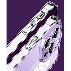 Ốp lưng siêu mỏng 0.3mm chống ố cho iPhone 15 Pro Max / 15 Pro / 15 Plus / 15 hiệu Memumi Crystal thiết kế ôm sát máy, chống sốc , chống trầy xước - Hàng nhập khẩu 