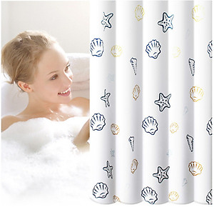 RÈM TẮM POLYESTER RÈM DÀY KHÔNG THẤM NƯỚC, HỌA TIẾT THẾ GIỚI ĐẠI DƯƠNG 