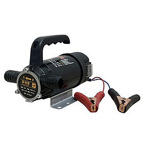 Máy bơm nước dầu diesel 12V 24V, bơm tự mồi lưỡng dụng - Hàng nhập khẩu