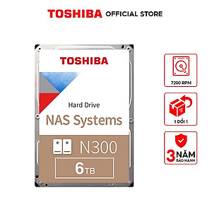 Ổ cứng mạng Nas Toshiba N300 3.5 inch SATA 6.0 Gbits -  Hàng Chính Hãng