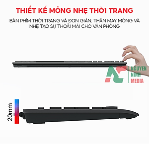 Bàn Phím Văn Phòng Lenovo Lecoo KB103 - Hàng Chính Hãng