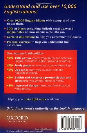 Sách Oxford Idioms Dictionary for Learners of English (New Edition)
