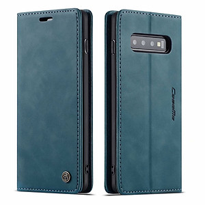 Bao da bò thật dạng ví chính hãng Caseme dành cho Samsung S10 5G - Hàng chính hãng