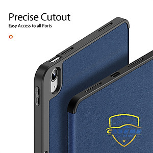 Bao da dành cho iPad Air 4/ Air 5 M1 10.9 inch 2022 hiệu Dux Ducis Domo có khay để bút, bảo vệ camera, chống sốc, cao cấp - Hàng nhập khẩu.