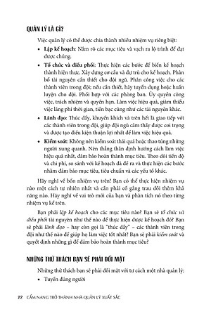 Sách Cẩm Nang Trở Thành Nhà Quản Lý Xuất Sắc