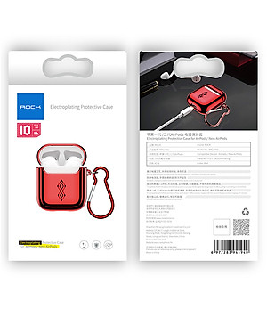 Bao case cho airposd 1 / 2 chống sốc hiệu ROCK RPC-1483 mỏng 2mm, bảo vệ toàn diện, vật liệu cao cấp - Hàng nhập khẩu