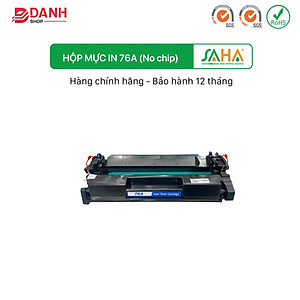 Hộp mực in 76A SAHA Dùng cho máy in HP - Hàng Chính Hãng (Đóng Hộp)