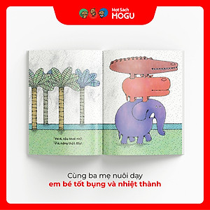 Truyện Ehon bé 1-2-3 tuổi - Bạn Voi Đi Dạo