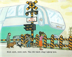 Sách Ehon - Thực Phẩm Tâm Hồn Cho Bé - Xe Bus Píng Poong Đi Biển (Tái Bản 2020)