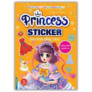 Sách Princess Sticker - Dán Hình Công Chúa - Công Chúa Quyến Rũ
