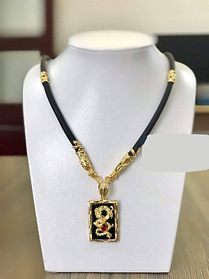 Dây chuyền nam mặt Rồng vàng mạ Vàng 24k MD7