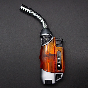 Vỏ Hột Quẹt Bật Lửa Khò Vòi D 1 Tia GF-8631 Trong Suốt Nhìn Rõ Lượng Gas - Nhiều Màu (KHÔNGSẴNGA)