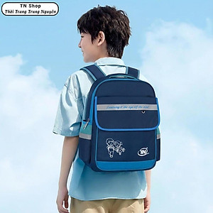 Balo Học Sinh Cấp 1 TN Bags TN.B3014 - Balo Đi Học Cho Bé Trai, Nhẹ Bền, Chống Thấm, Nhiều Ngăn Tiện Lợi
