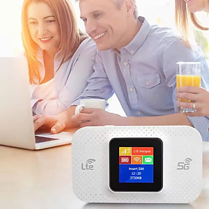 Phát Wifi Di Động Tốc Độ Cao 4G/5G LTE 150Mbps - Màn Hình Màu LCD - Bản Quốc Tế Hỗ Trợ Tất Cả Nhà Mạng - Dung Lượng Pin Lên Đến 15 Giờ - Hàng Chính Hãng