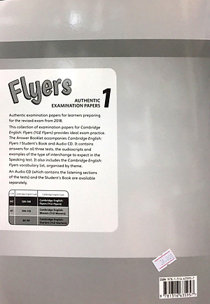 Cambridge English Flyers 1 for Revised Exam from 2018 Ans Booklet