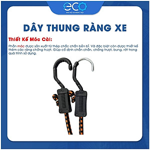 Dây Thun Ràng Hàng Có Móc Lõi Thép – Tăng Chỉnh Dài Ngắn – Buộc Hàng Xe Máy, Xe Ba Gác Cực Chắc Dài 2m, 3m, 4m