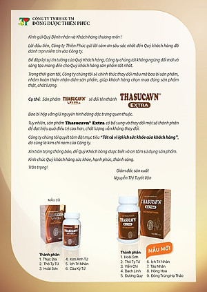 THASUCAVN - PHỤC HỒI CHỨC NĂNG THẬN (Hộp 150 viên)