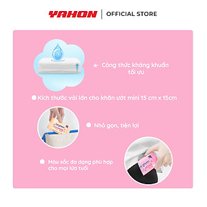 Khăn Ướt Mini LET_GREEN 12 Miếng | Nhỏ Gọn, Tiện Lợi