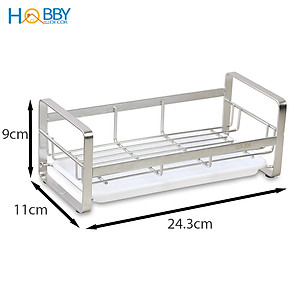 Kệ đựng dụng cụ rửa chén dán tường inox 304 Hobby Home Decor KRC6