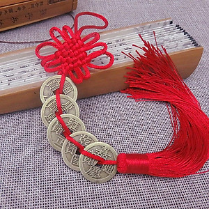 Dây đồng xu ngũ đế, Chuỗi đồng tiền may mắn, Tiền xu Ngũ Đế (xâu 5 đồng xu)